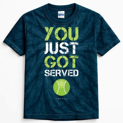 You Just Got Served Tennis Funny Tennis Gift Tee Kids Tie-Dye T-Shirt