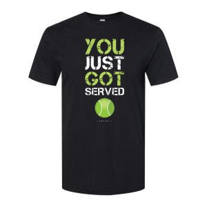 You Just Got Served Tennis Funny Tennis Gift Tee Softstyle CVC T-Shirt