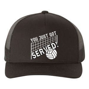 You Just Got Served Funny Volleybally Yupoong Adult 5-Panel Trucker Hat