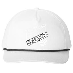 You Just Got Served Funny Volleybally Snapback Five-Panel Rope Hat