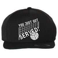 You Just Got Served Funny Volleybally Wool Snapback Cap