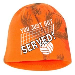 You Just Got Served Funny Volleybally Kati - Camo Knit Beanie