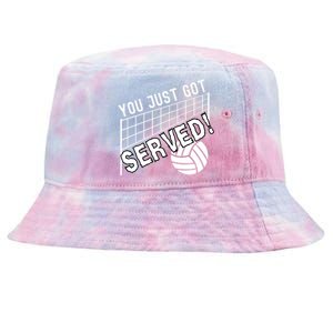 You Just Got Served Funny Volleybally Tie-Dyed Bucket Hat