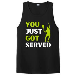 You Just Got Served Funny Tennis Player & Tennis Coach PosiCharge Competitor Tank