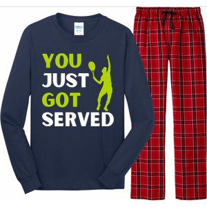 You Just Got Served Funny Tennis Player & Tennis Coach Long Sleeve Pajama Set