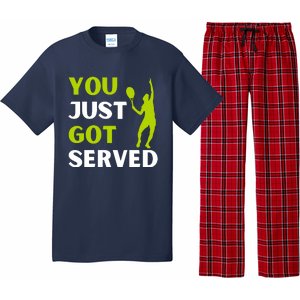 You Just Got Served Funny Tennis Player & Tennis Coach Pajama Set