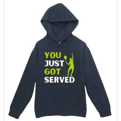 You Just Got Served Funny Tennis Player & Tennis Coach Urban Pullover Hoodie