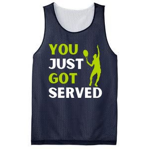 You Just Got Served Funny Tennis Player & Tennis Coach Mesh Reversible Basketball Jersey Tank