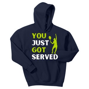 You Just Got Served Funny Tennis Player & Tennis Coach Kids Hoodie