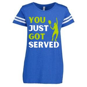 You Just Got Served Funny Tennis Player & Tennis Coach Enza Ladies Jersey Football T-Shirt