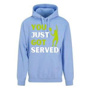 You Just Got Served Funny Tennis Player & Tennis Coach Unisex Surf Hoodie