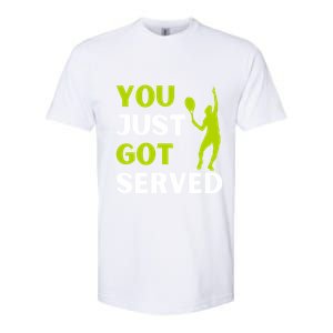 You Just Got Served Funny Tennis Player & Tennis Coach Softstyle CVC T-Shirt