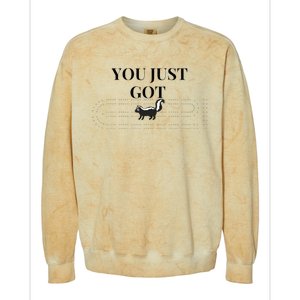 You Just Got Skunked Colorblast Crewneck Sweatshirt