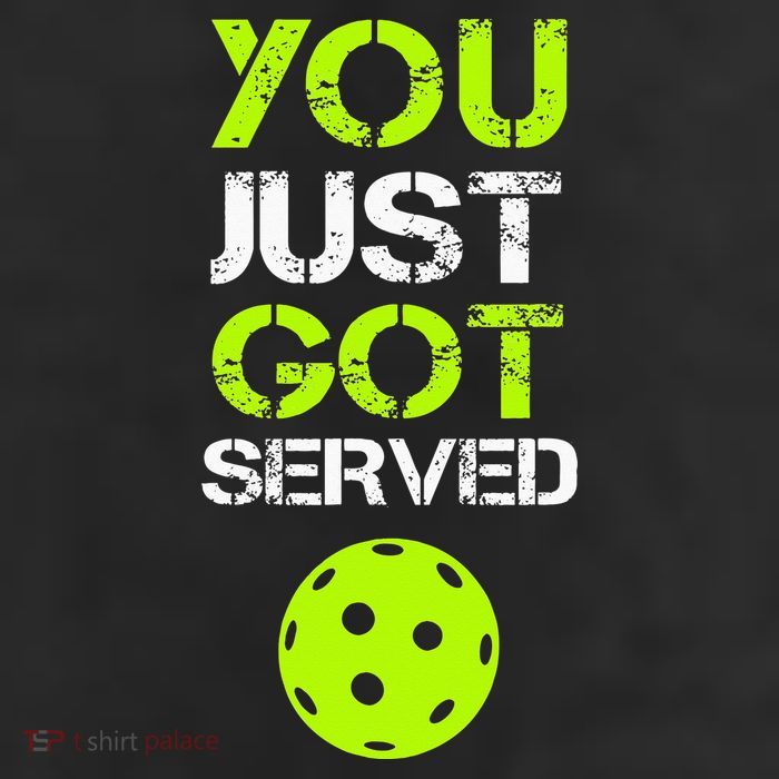 You Just Got Served Pickleball Funny Pickleball Player Sport Adult Drive Performance Visor