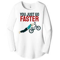 You Just Go Faster Women's Perfect Tri Tunic Long Sleeve Shirt