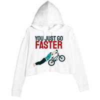 You Just Go Faster Crop Fleece Hoodie