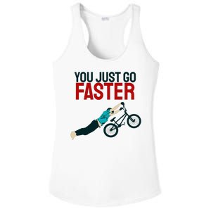 You Just Go Faster Ladies PosiCharge Competitor Racerback Tank