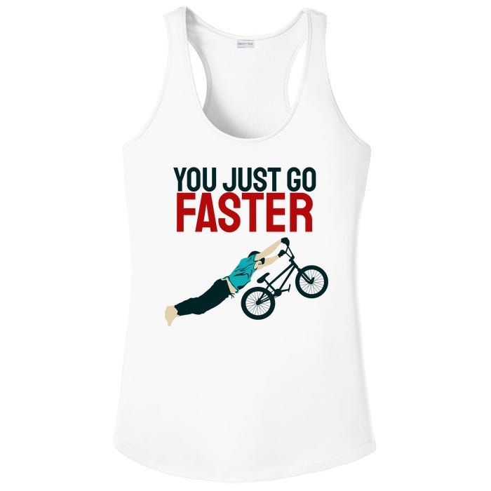 You Just Go Faster Ladies PosiCharge Competitor Racerback Tank