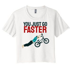 You Just Go Faster Women's Crop Top Tee