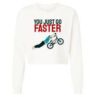 You Just Go Faster Cropped Pullover Crew