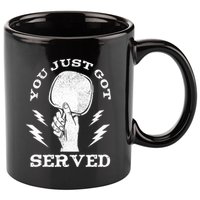 You Just Got Served Hand Holding Ping Pong Paddle Sport 11oz C Handle Ceramic Mug