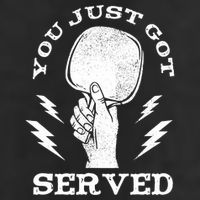 You Just Got Served Hand Holding Ping Pong Paddle Sport 11oz C Handle Ceramic Mug