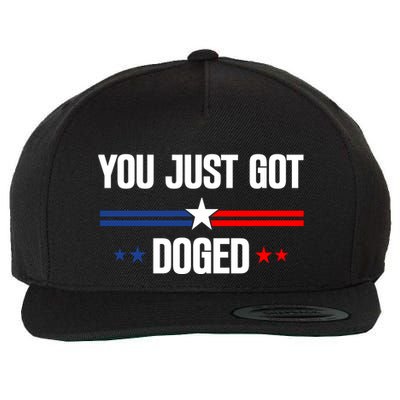 You Just Got Doged Wool Snapback Cap