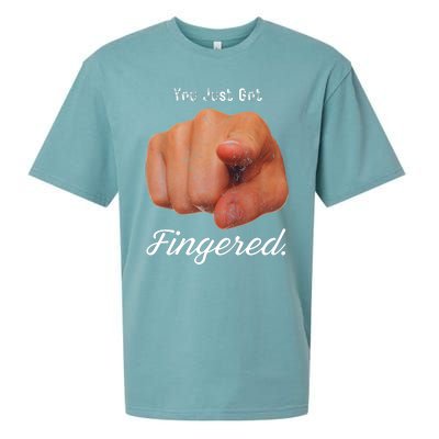 You Just Got Fingered Sueded Cloud Jersey T-Shirt