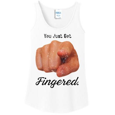 You Just Got Fingered Ladies Essential Tank