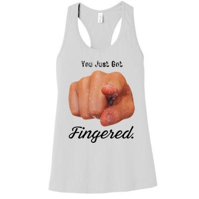 You Just Got Fingered Women's Racerback Tank