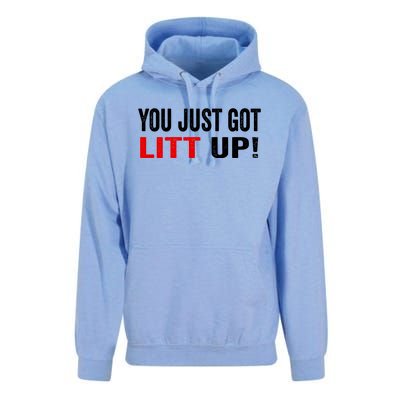 You Just Got Litt Up Unisex Surf Hoodie