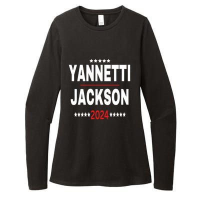 Yannetti Jackson Vote For Your Favorite Defense Team 2024 Womens CVC Long Sleeve Shirt