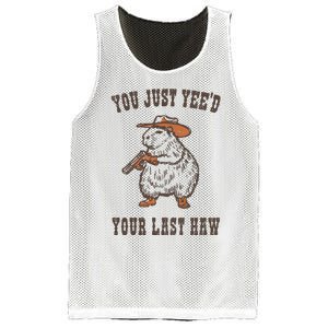 You Just YeeD Your Last Haw Mesh Reversible Basketball Jersey Tank