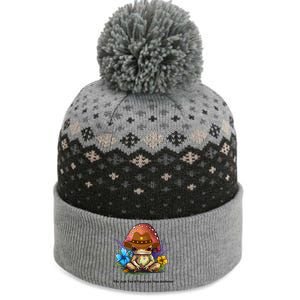 You Just Yeed Your Last Haw Partner. Cowboy Frog Meme Gift Idea. The Baniff Cuffed Pom Beanie