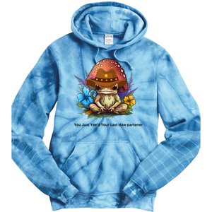 You Just Yeed Your Last Haw Partner. Cowboy Frog Meme Gift Idea. Tie Dye Hoodie