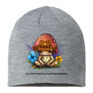 You Just Yeed Your Last Haw Partner. Cowboy Frog Meme Gift Idea. Sustainable Beanie