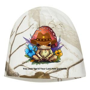 You Just Yeed Your Last Haw Partner. Cowboy Frog Meme Gift Idea. Kati - Camo Knit Beanie