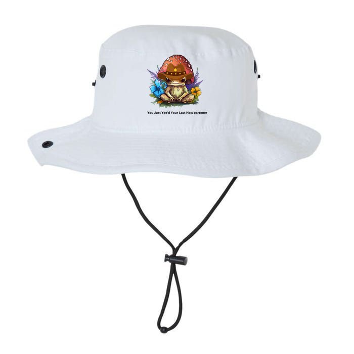 You Just Yeed Your Last Haw Partner. Cowboy Frog Meme Gift Idea. Legacy Cool Fit Booney Bucket Hat