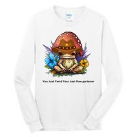 You Just Yeed Your Last Haw Partner. Cowboy Frog Meme Gift Idea. Tall Long Sleeve T-Shirt