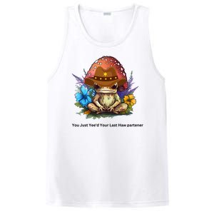 You Just Yeed Your Last Haw Partner. Cowboy Frog Meme Gift Idea. PosiCharge Competitor Tank