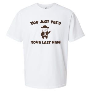 You Just YeeD Your Last Haw Sueded Cloud Jersey T-Shirt