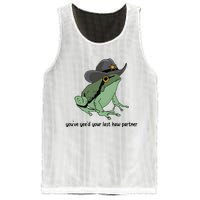 You Just Yeed Your Last Haw Funny Frog Mesh Reversible Basketball Jersey Tank