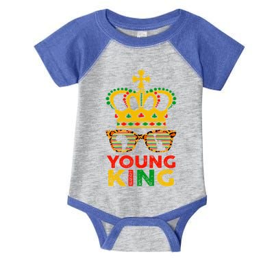 Young King Crown African American 1865 Junenth Cool Gift Infant Baby Jersey Bodysuit