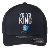 Yoyo King Crown Funny Yoyo Enthusiast Gift Flexfit Unipanel Trucker Cap