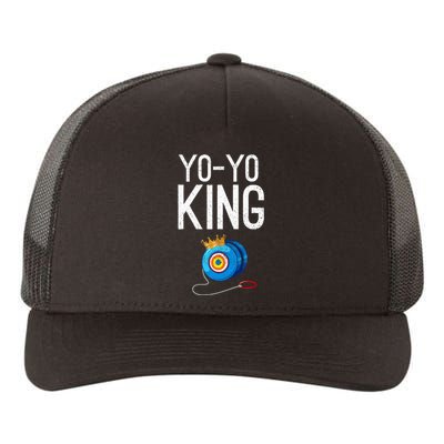 Yoyo King Crown Funny Yoyo Enthusiast Gift Yupoong Adult 5-Panel Trucker Hat