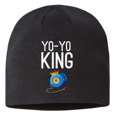 Yoyo King Crown Funny Yoyo Enthusiast Gift Sustainable Beanie