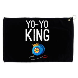 Yoyo King Crown Funny Yoyo Enthusiast Gift Grommeted Golf Towel