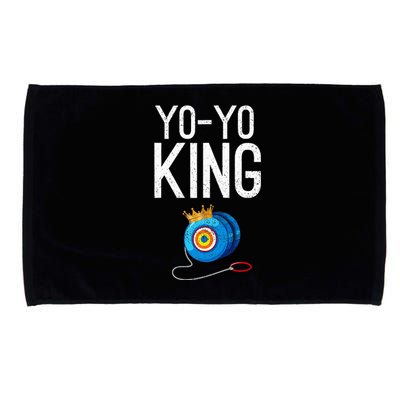 Yoyo King Crown Funny Yoyo Enthusiast Gift Microfiber Hand Towel