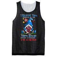 Yarn Knitting Crochet Hoarder Gnome Funny Gift Apparel Mesh Reversible Basketball Jersey Tank