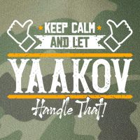 Yaakov Keep Calm And Let Yaakov Handle That Gift Legacy Tie Dye Trucker Hat